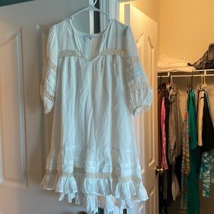 Beautiful boho Guadalupe white dress